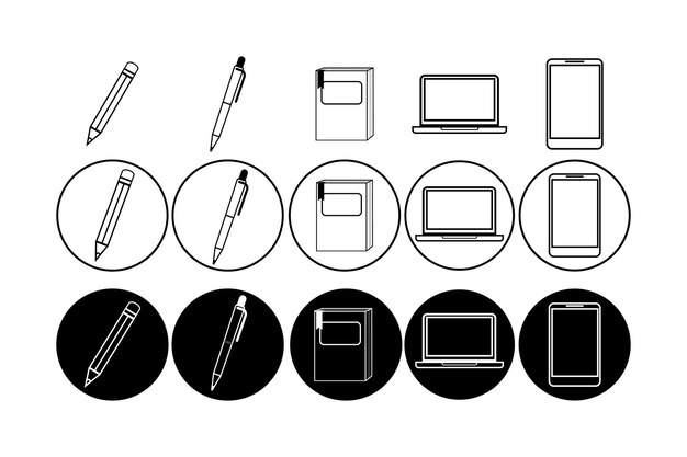 Icon set vector