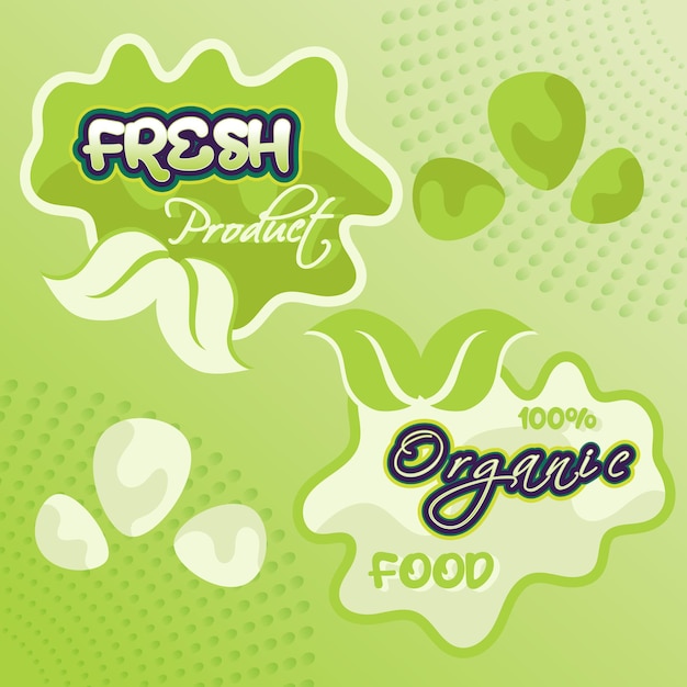 icon set vegetable with organic food suitable for promotion banner