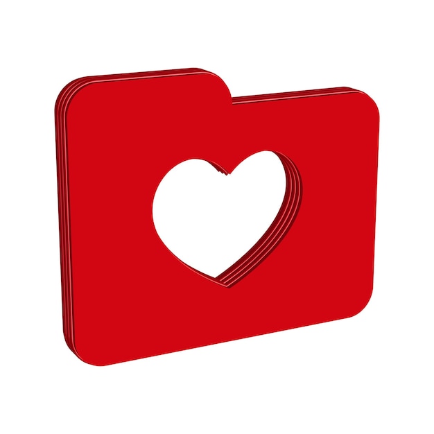 Icon sjabloon van de map