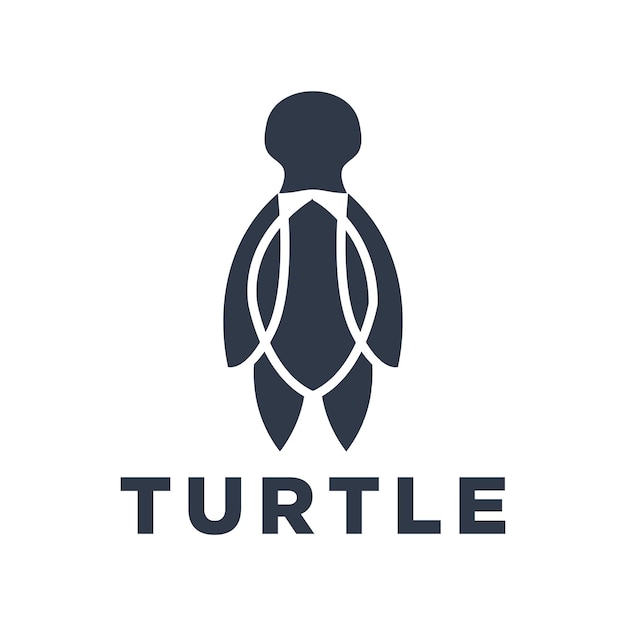 Icon sjabloon voor het ontwerp van het logo van de schildpad