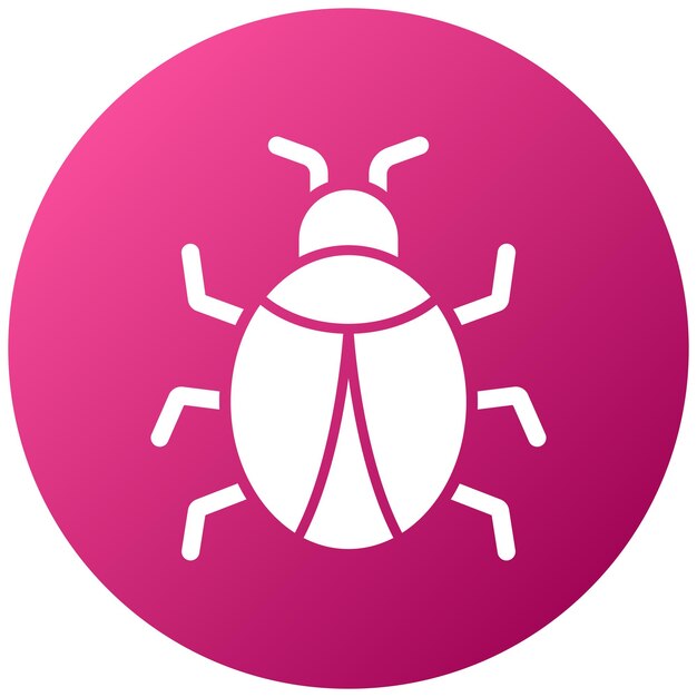 Icon stijl van bug