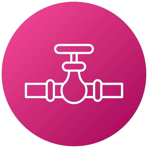 Icon stijl van de klep