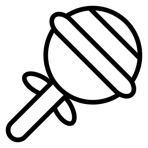 Icon stijl van de lollipop