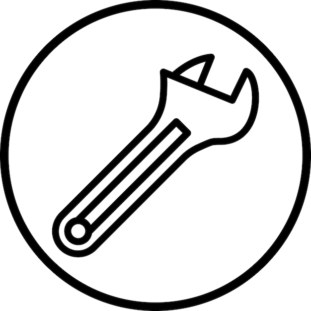 Icon stijl van de sleutel