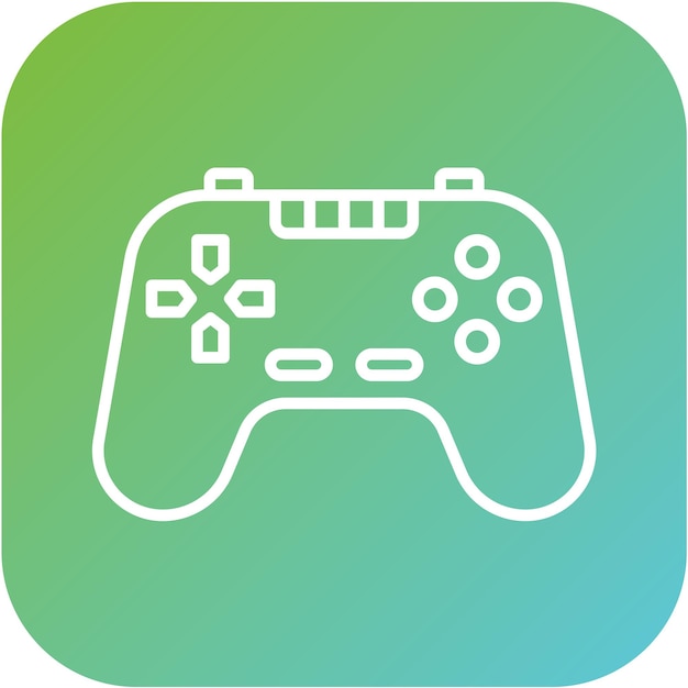Icon stijl van de spelconsole