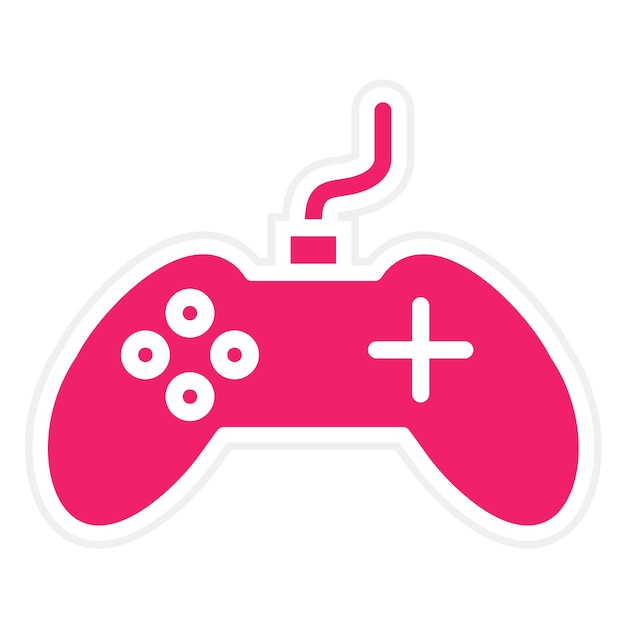 Icon stijl van de vectorontwerpcontroller