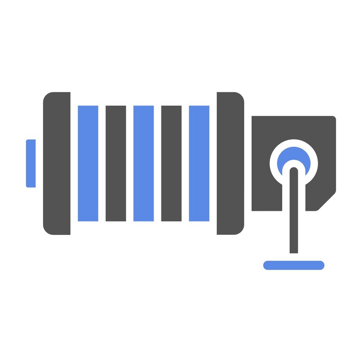 Vector icon stijl van de visrol