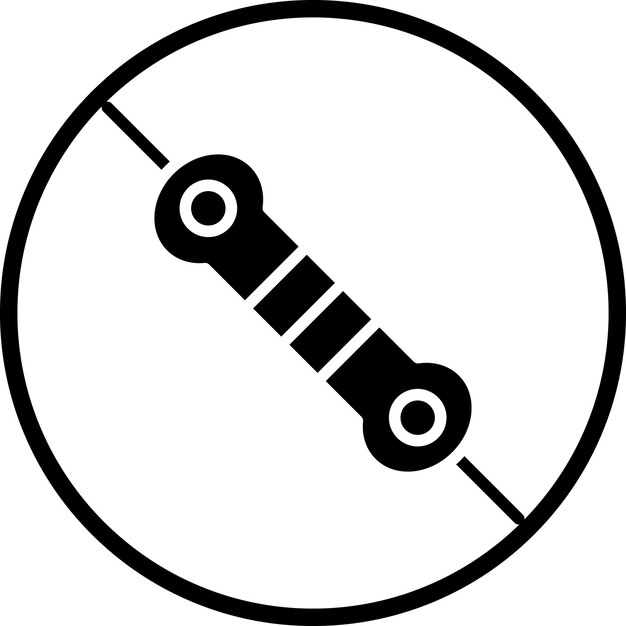 Icon stijl van de weerstand