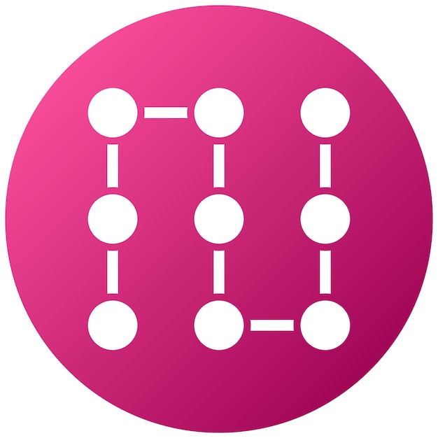 Icon stijl van het patroonvergrendeling