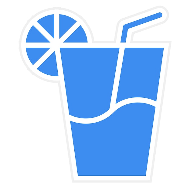 Icon stijl van het sap