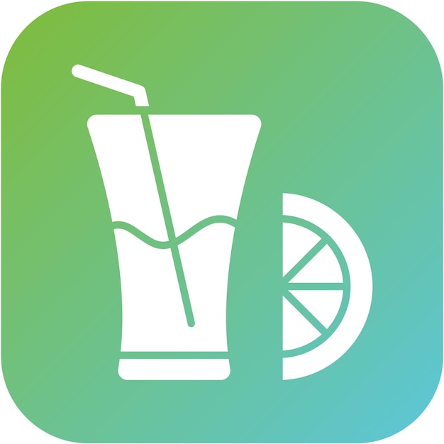 Icon stijl van het sap