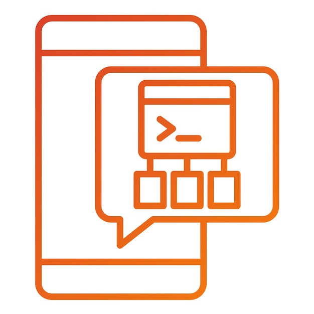 Icon stijl van het Vector Design Framework