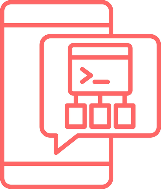 Icon stijl van het Vector Design Framework