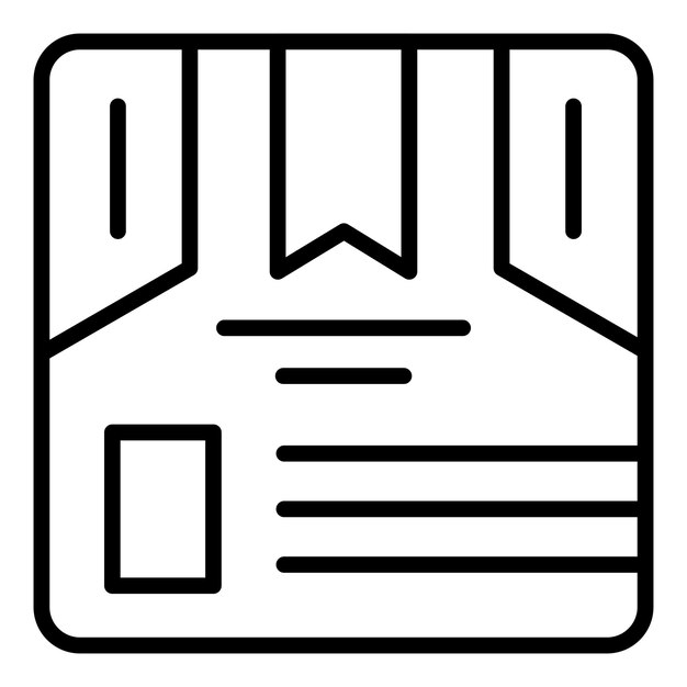 Icon stijl van het vectorontwerppakket
