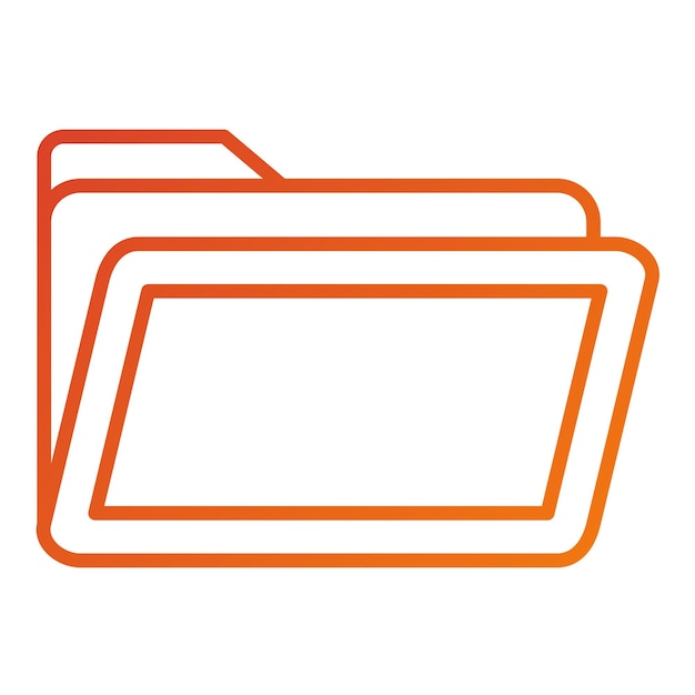 Icon stijl van mappen