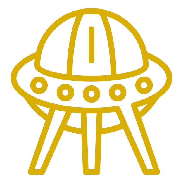 Vector icon stijl van sputnik
