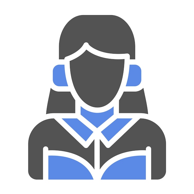 Icon stijl van vectorontwerpagent