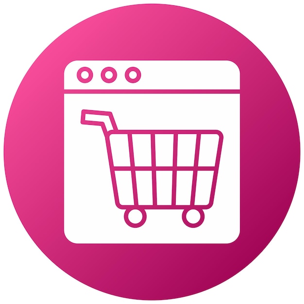 Vector icon stijl voor e-commerce