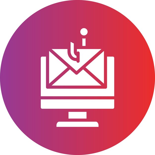 Icon stijl voor e-mail phishing