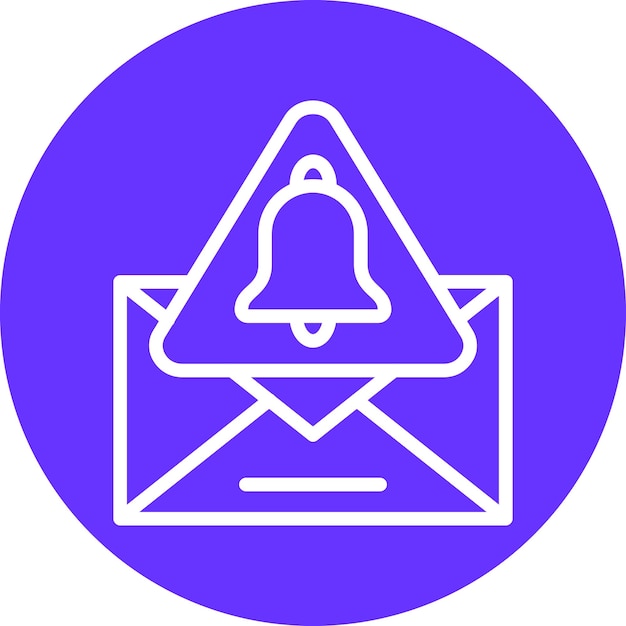 Icon stijl voor e-mailwaarschuwingen