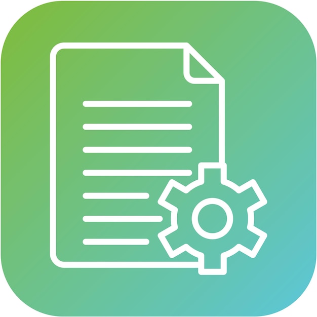 Icon stijl voor het beheren van vectorgegevens