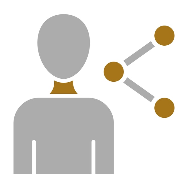 Icon stijl voor het delen van inhoud