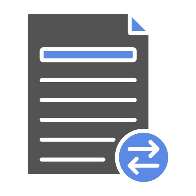 Icon stijl voor het sorteren van letters