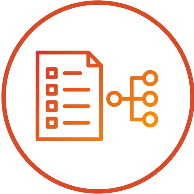 Icon stijl voor vectorontwerpplanning