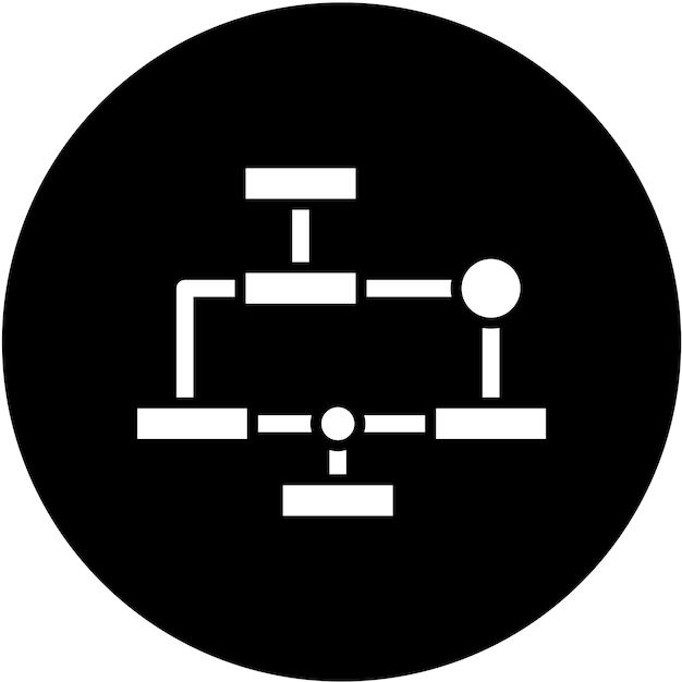 Icon stijl voor vectorontwerpplanning