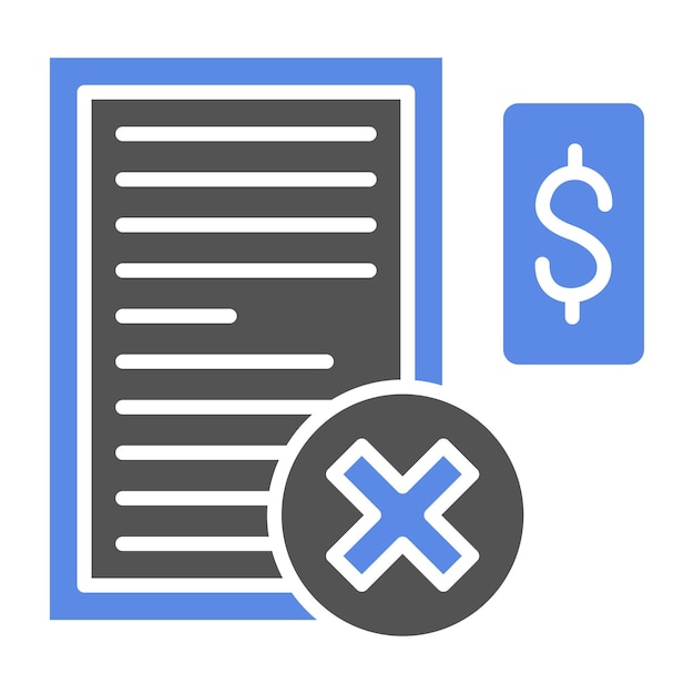 Icon stijl voor vroegtijdige beëindiging