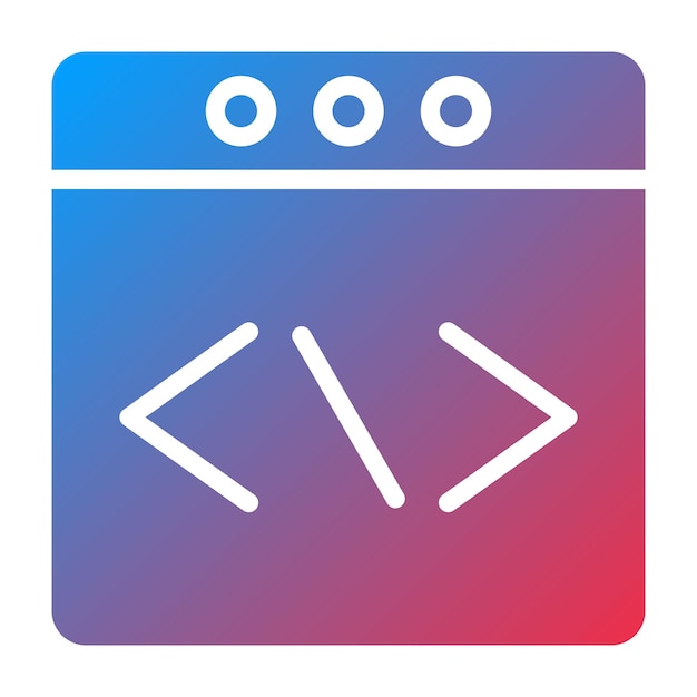 Icon stijl voor webprogrammering