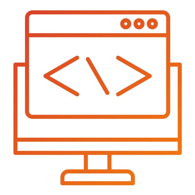 Icon stijl voor webprogrammering