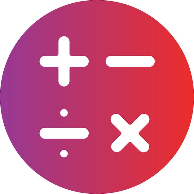 Icon stijl voor wiskunde