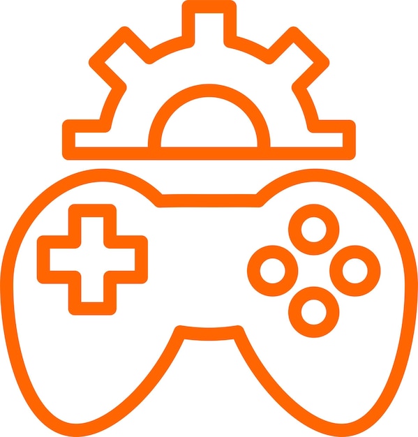 Icon Style van de Vector Design Game Engine