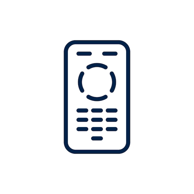 Icon symbool voor afstandsbediening voor web en mobiel