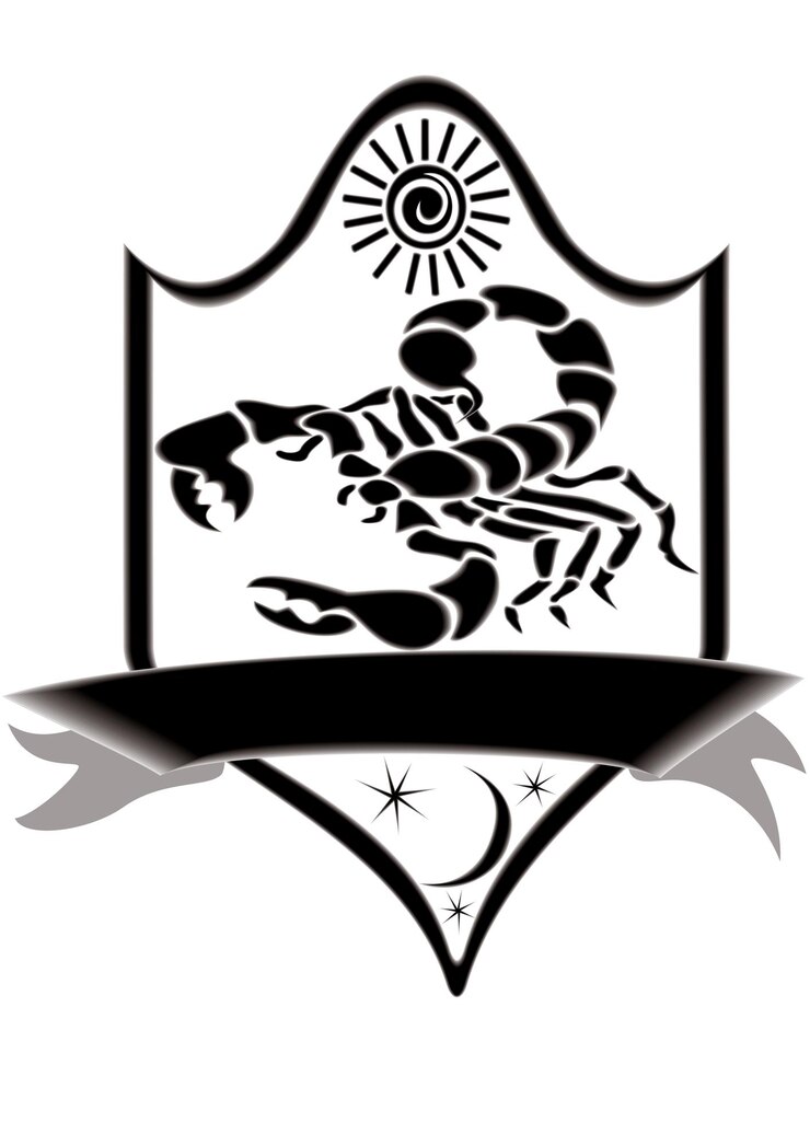 वेक्टर icon title scorpio zodiac