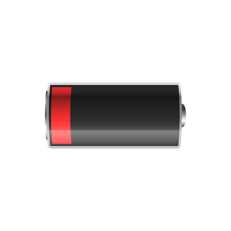 Vector icon van alkalische batterij in platte stijl accumulator vector illustratie op geïsoleerde achtergrond accumulator oplaadbord bedrijfsconcept