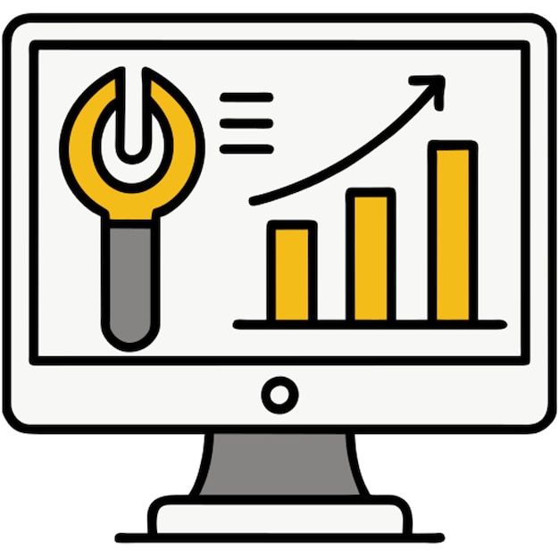 Icon van analytische hulpmiddelen