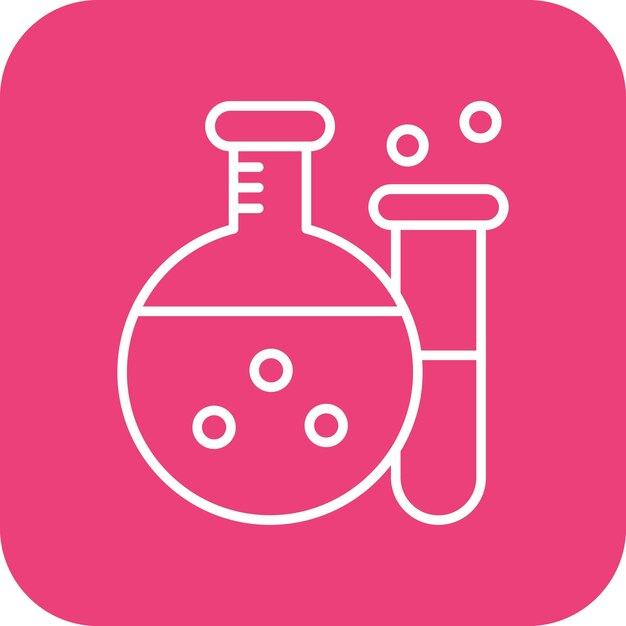 Icon van chemische vector Kan worden gebruikt voor de Iconen van de benzine-industrie