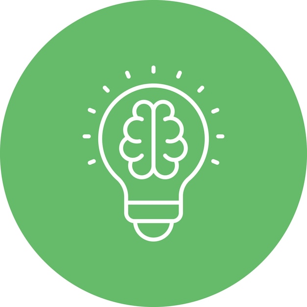 Icon van creatief denken