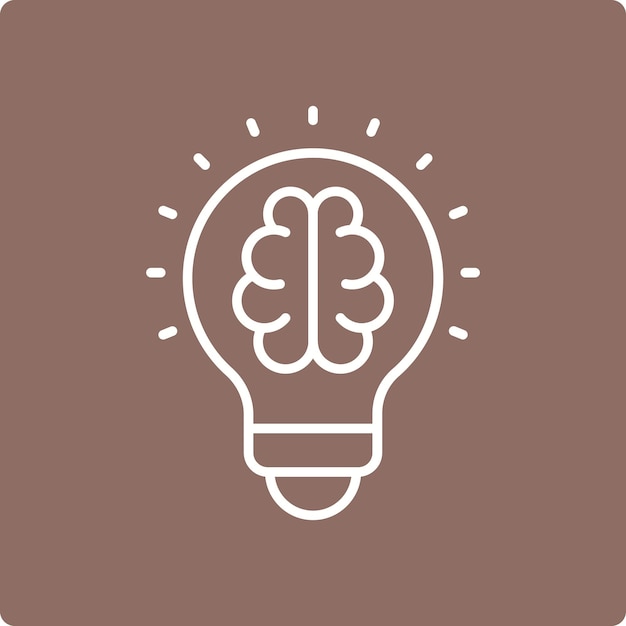 Icon van creatief denken