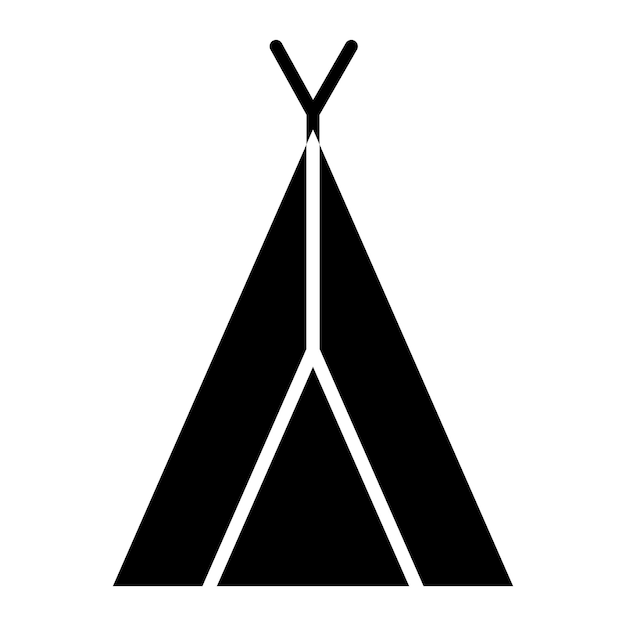Icon van de Afrikaanse tent