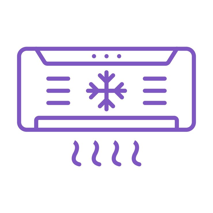 Icon van de airconditioner