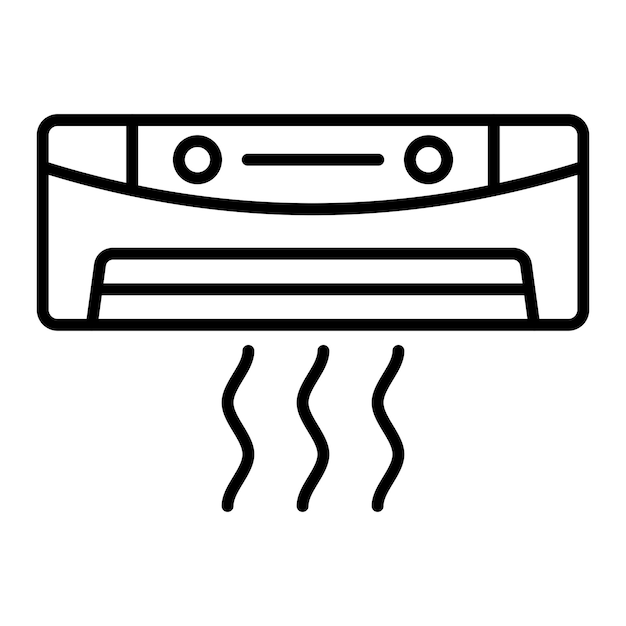 Icon van de airconditioner