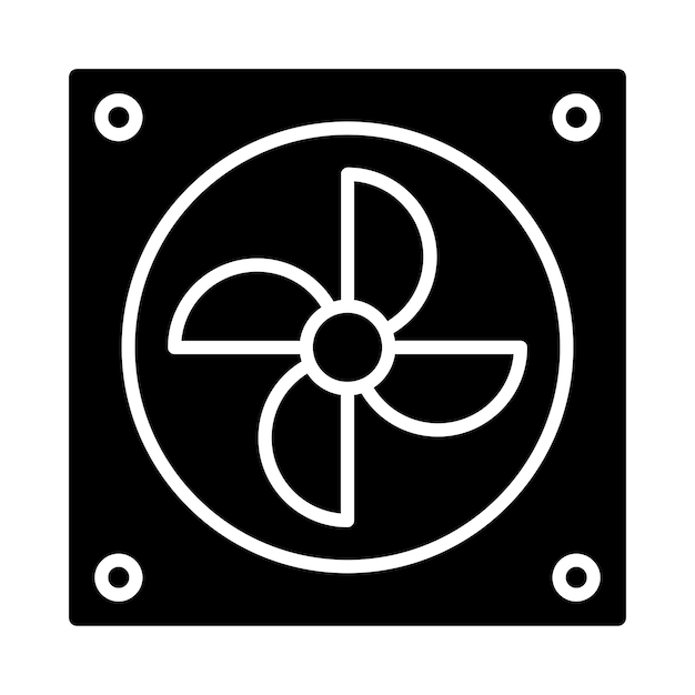 Icon van de autoventilator