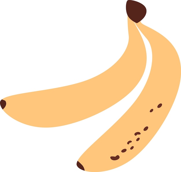 Vector icon van de bananenfruit