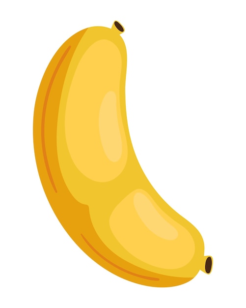 Vector icon van de bananenvrucht