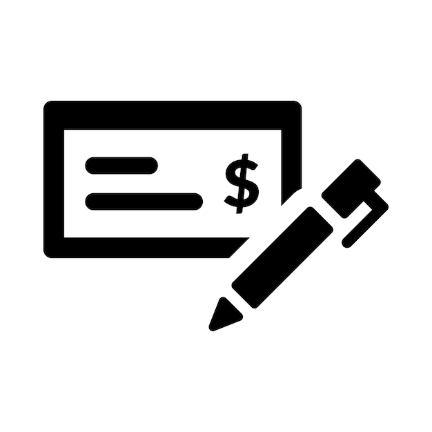 Icon van de bankcontrole