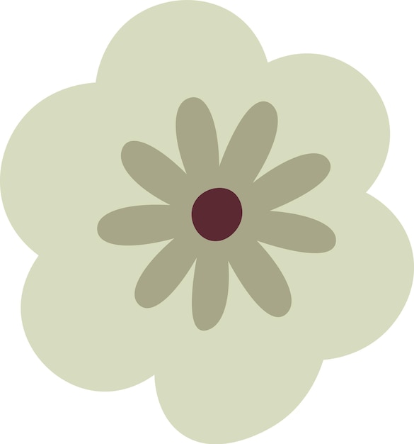 Vector icon van de bloemkop