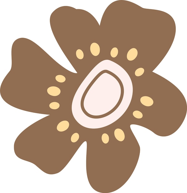 Vector icon van de bloemkop